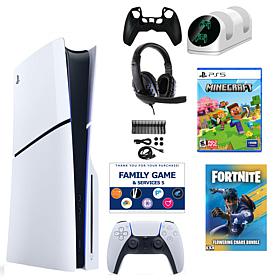 PS5 Slim Chaos with Minecraft, Accessories Kit & Voucher
