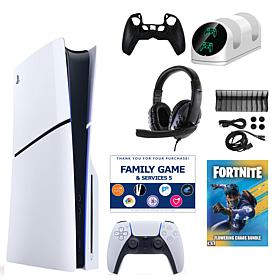 PS5 Slim Core with Accessories Kit & Voucher