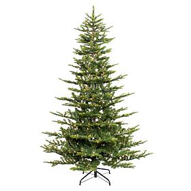 Puleo 6-1/2 ft. Pre-Lit Arctic Fir Artificial Christmas Tree