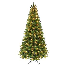 Puleo International 6.5' Pre-lit Virginia Pine Tree 