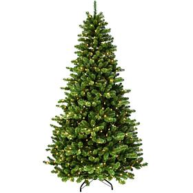 Puleo International 7.5' Pre-lit Vancouver Spruce Christmas Tree