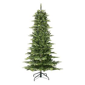 Puleo Intl. 6.5' Slim Aspen Fir Artificial Christmas Tree with Stand