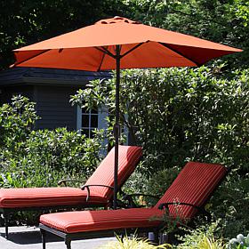 Pure Garden 9' Aluminum Patio Umbrella with Auto-Crank