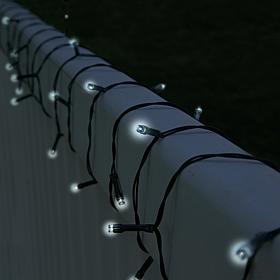 Pure Garden Solar-Powered LED String Lights - 72'
