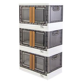 Quik Box Stackable Storage Boxes - 3-pack