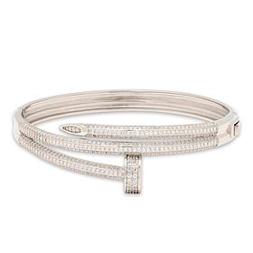 Radiance by Absolute™ 11.57ctw Nail-Design Wrap Bypass Bracelet