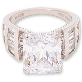 Radiance by Absolute™ 20.30ctw Radiant Solitaire with Baguettes Ring