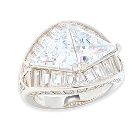 Radiance by Absolute™ 22.08ctw Triangular and Mixed Cut Cocktail Ring