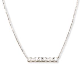 Radiance by Absolute™ 3.13ctw Round Cut Bar Drop Necklace