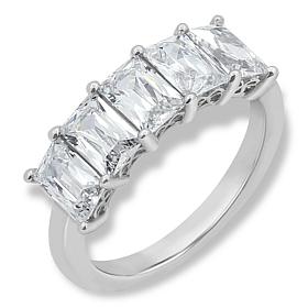 Radiance by Absolute™ 3ctw Simulated Diamond Baguette 5-Stone Ring
