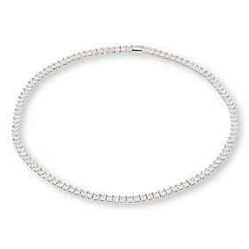 Radiance by Absolute™ 4mm Princess 20" Magnetic Tennis Necklace