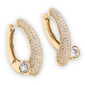 Radiance by Absolute™ 5.70ctw Round Stone Bypass Earrings