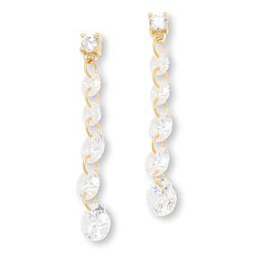 Radiance by Absolute™ 8.25ctw 6-Stone Floating Drop Earrings