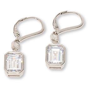 Radiance by Absolute™ Emerald Cut Double-Drop Earrings