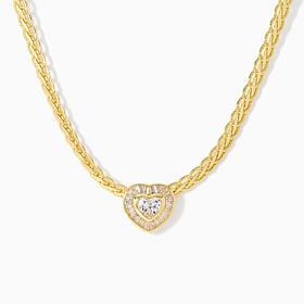 Radiance by Absolute Framed Heart Slide On Chain