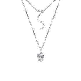 Radiance by Absolute™ Pear Cut Solitaire Pendant Drop Necklace