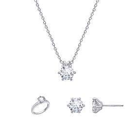 Radiance by Absolute™ Round Pendant, Earrings and Ring Set