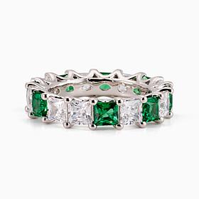 Radiance by Absolute™ Simulated Colored Gem and CZ Band Ring