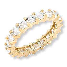 Radiance by Absolute™ Simulated Diamond 3mm Asscher Eternity Ring