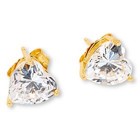 Radiance by Absolute™ Sterling Silver 9mm Heart Stud Earrings