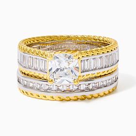 Radiance by Absolute Two-Tone Ring Set