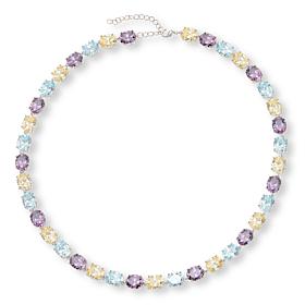 Radiance by Absolute™ x Marysol Patton 18" Oval Stone Tennis Necklace