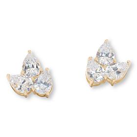 Radiance by Absolute™ x Marysol Patton 19.83ctw Pear-Cut Stud Earrings
