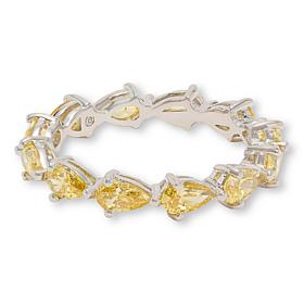 Radiance by Absolute™ x Marysol Patton Yellow Pear Cut Eternity Ring