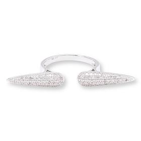 Rarities Diamond Spear Shape Open-Shank Ring