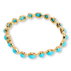Rarities Sleeping Beauty Turquoise Flexible-Link 7-1/4" Bracelet