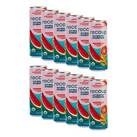 Recoup 12-pack Watermelon Blood Orange Organic Beverage with Ginger AS
