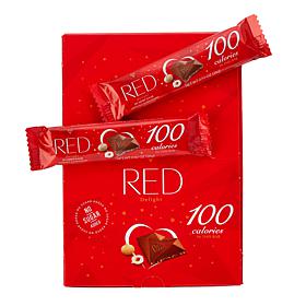 Red Chocolate 24ct Grab & Go Bars Milk Chocolate/Hazelnut Macadamia AS