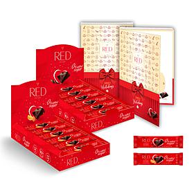 RED Grab & Go 24-pack Dark Chocolate/Orange Almond Bars 
