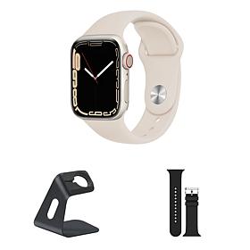 Refurbished Apple Watch Series 7 GPS + Cellular Bundle