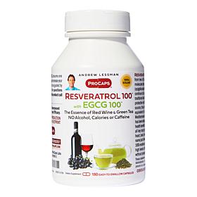 Resveratrol-100 EGCG-100 - 180 Capsules