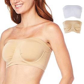 Rhonda Shear 2-pack Bandeau Ahh Bra
