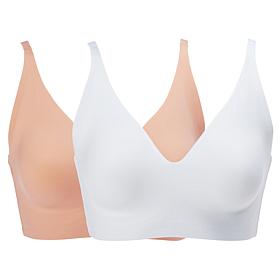 Rhonda Shear 2-pack Gel Bra without Back Closure