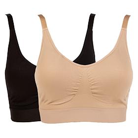 Rhonda Shear 2-pack Lace Back Ahh Bra