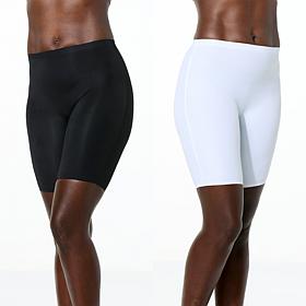 Rhonda Shear 2-pack Stretch Butterknit Longline Short