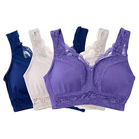 Rhonda Shear 3-pack Classic Pin-Up Bra