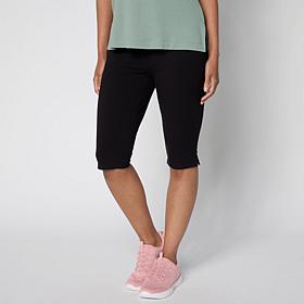 Rhonda Shear Flat Front Cropped Legging