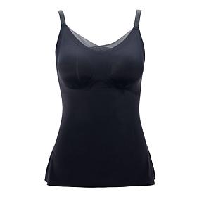 Rhonda Shear Invisible Edge Mesh Back Tank