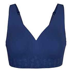 Rhonda Shear Lace-Detail Plunge Bra with Back Closure