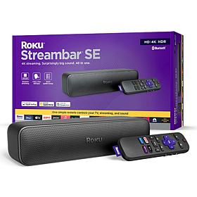 Roku Streambar SE 4K Streaming Player and Sound Bar with Voucher