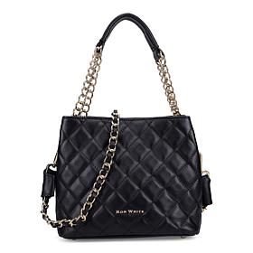 Ron White Easton Quilted Nappa Leather Satchel Bag