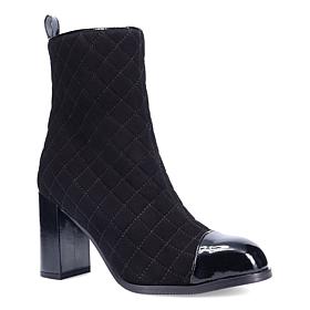 Ron White Michelle Quilted Suede Ankle Boot