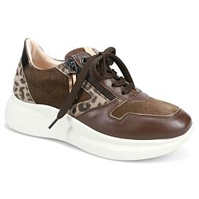 Ron White Zayla Leo Suede and Leather Sneaker