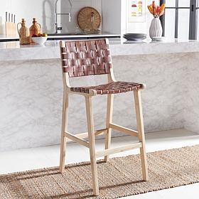 Safavieh Adah Leather Bar Stool