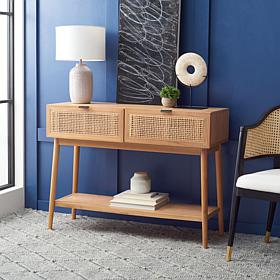 Safavieh Baisley 2-Drawer Rattan Console