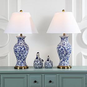 Safavieh Beijing Floral Urn Lamps